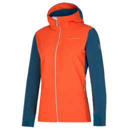 Veste femme La Sportiva Descender Storm Jkt W rouge / bleu Cherry Tomato/Storm Blue