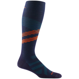 Chaussettes homme Darn Tough Pennant Rfl Otc Ultra-Lightweight bleu eclipse