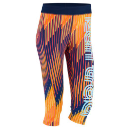 Leggings 3/4 femme Kari Traa Maiken Capri jaune / bleu Marin