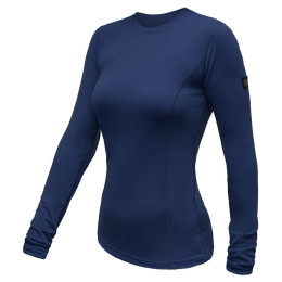 T-shirt technique à manches longues pour femme Sensor Merino Active bleu foncé deep blue