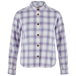 Chemise femme Fjällräven Övik Boxy Flannel Shirt W blanc / violet Eggshell-Lavender Mist