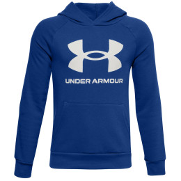 Sweatshirt enfant Under Armour Rval Fleece Hoodie bleue Royal / / Onyx White