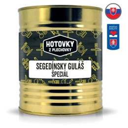 Repas Hotovky z plechovky Goulash de Szeged spécialité 800 g