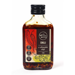Repas prêt à manger Na Italské farmě Chilli v olivovém oleji rouge