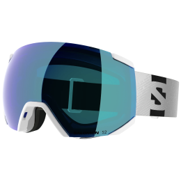 Masques ski Salomon Radium blanc WHITE/Mid Blue