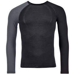 T-shirt homme Ortovox Competition Light LS M noir / gris BlackRaven