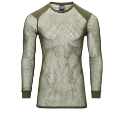 Chemise homme Brynje of Norway Tactical Wool Thermo Shirt w/inlay vert Olive Green