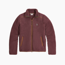 Sweat-shirt femme Royal Robins W Palisades Jacket bordeau Huckleberry