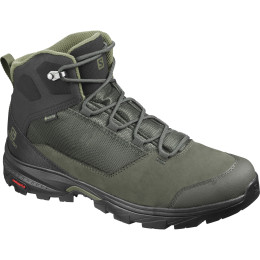 Chaussures homme Salomon Outward Gtx noir/vert Peat