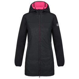 Manteau femme Loap Ura vert Tap Shoe/Pink