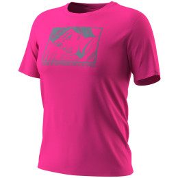 T-shirt femme Dynafit Graphic Co T-Shirt W rose 6551 - flamingo/BOYFRIEND