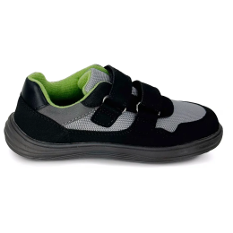 Chaussures barefoot toutes saisons pour enfant Bugga Safi Black noir černá