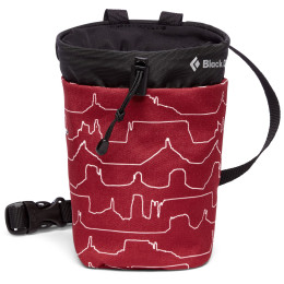 Sac à magnésie Black Diamond Gym Chalk Bag S/M (2023) rouge DesertPrint