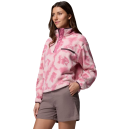 Sweat-shirt femme Columbia Helvetia™ II Printed Cropped Half Snap