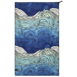 Serviette plage Zulu Beach 100 x 170 cm bleue Blue