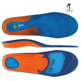 Semelles chaussures Sidas Cushioning Gel 3D bleu / orange