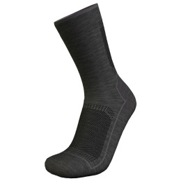 Chaussettes homme Icebreaker Men Hike_Cool-Lite 3Q Crew gris / noir Jet Heather/Monsoon