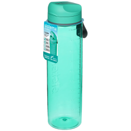 Bouteille Sistema Hydrate Tritan Flip Top 1 l green