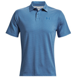 T-shirt homme Under Armour T2G Printed Polo bleue Victory Blue / White / Victory Blue