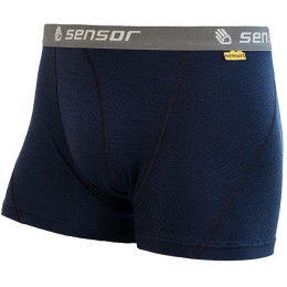 Short homme Sensor Merino DF bleue DeepBlue