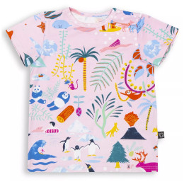 T-shirt enfant Wouki Sora Pink