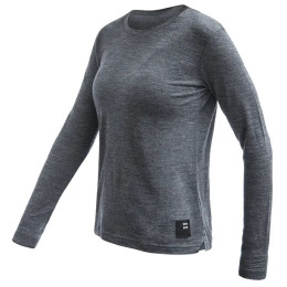 T-shirt femme Sensor Merino Lite gris anthracite gray