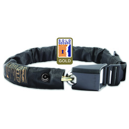 Cadenas vélo Hiplok Gold vert All Black