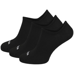 Chaussettes MOOA Essential Invisible 3-pack noir black