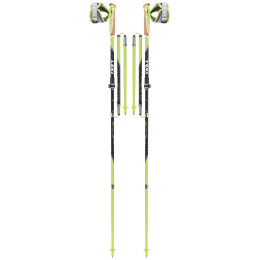 Bâtons de cross trail Leki Micro Trail Vario vert PalegreenBlackWhite
