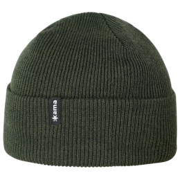 Bonnet laine mérinos Kama LA05 vert foncé dark green