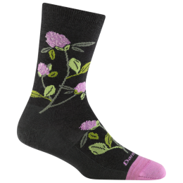 Chaussettes femme Darn Tough Blossom Crew Lightweight noir charcoal