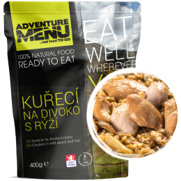Repas prêt à manger Adventure Menu Poulet au genièvre & riz 400 g