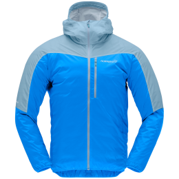 Veste homme Norrona falketind aero60 Zip Hood bleu Skydiver