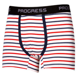Caleçon homme Progress OS KASPAR 24NT banc / rouge TricolorStrips