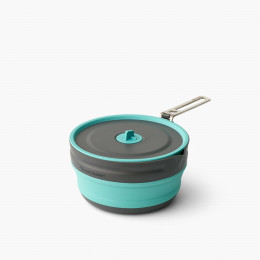 Pot pliant Sea to Summit Frontier UL Collapsible Pouring Pot 2.2L bleue / noir Aqua Sea Blue