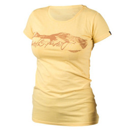 T-shirt femme Northfinder Ellena jaune Yellow_Zlta