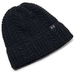 Bonnet de ski femme Under Armour W Halftime Cable Knit Beanie noir Black