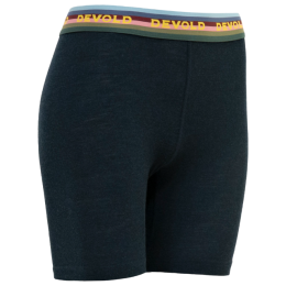 Caleçon fonctionnel femme Devold Lauparen Merino 190 Boxer Wmn noir / gris INK