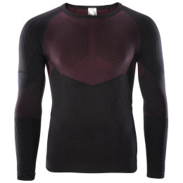 T-shirt fonctionnel homme Hi-Tec Hino Top noir / rouge Black/Dark Red