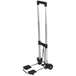 Chariot Bo-Camp Trolley compact alu noir / argenté Silver