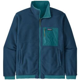 Veste homme Patagonia Reversible Shelled Microdini Jacket bleu / bleue claire Belay Blue