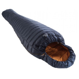 Sac de couchage en plumes Mountain Equipment Helium Solo Regular bleue Cosmos