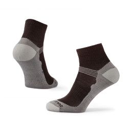 Chaussettes Zulu Merino Lite Men gris / brun