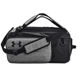 Sac de sport Under Armour Contain Duo MD BP Duffle gris / noir CastlerockMediumHeather/Black/White