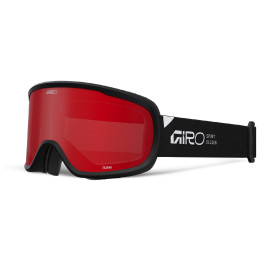 Masques ski Giro Roam Black Stacked-Amber Scarlet/Yellow