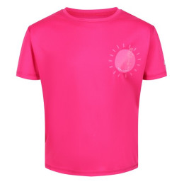 T-shirt enfant Regatta Alvarado VI rose Pink Fusion