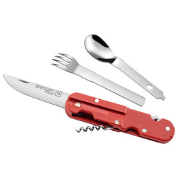 Outil multifonction TB OUTDOOR Bivouac Camp Knife rouge