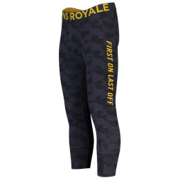 Pantalon homme Mons Royale Shaun-off 3/4 Legging gris / jaune IronCamo