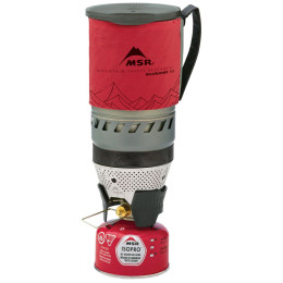 Réchaud MSR WindBurner Stove System 1,0 l rouge red