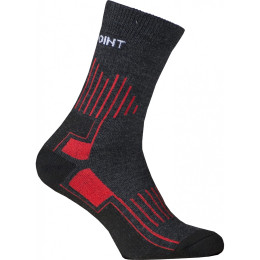 Chaussettes High Point Lord 2.0 Merino noir / rouge Black/Red